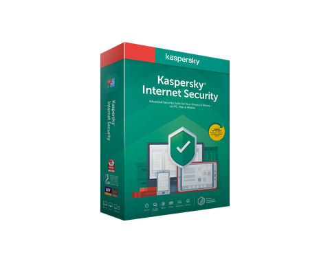Kaspersky Internet Security 2020 - Box Pack - 1 Device - 1 Year - PC, Mac, Handheld