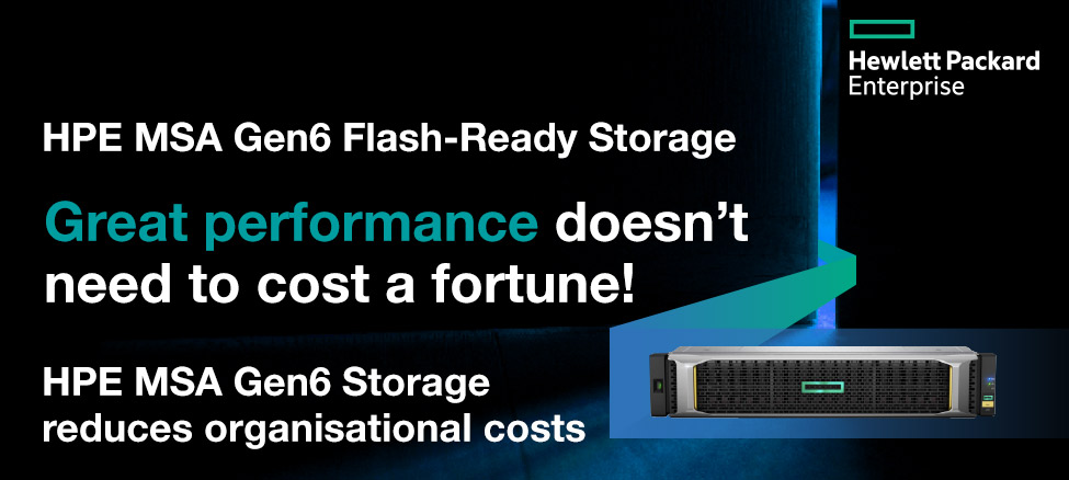 Welcome to the new HPE MSA Gen6 flash-ready storage family